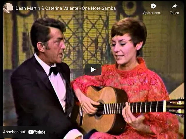 Dean Martin & Caterina Valente – One Note Samba