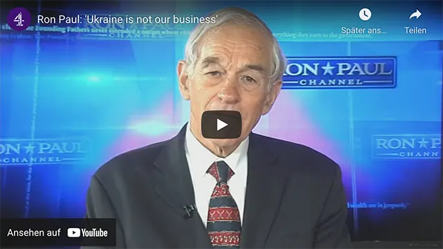 Ron Paul: «Ukraine is not our business» (2014!)