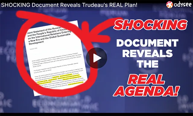 SHOCKING Document Reveals Trudeau’s REAL Plan!