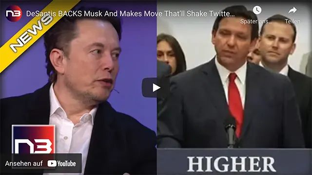 DeSantis BACKS Musk And Makes Move That’ll Shake Twitter To Its Foundations